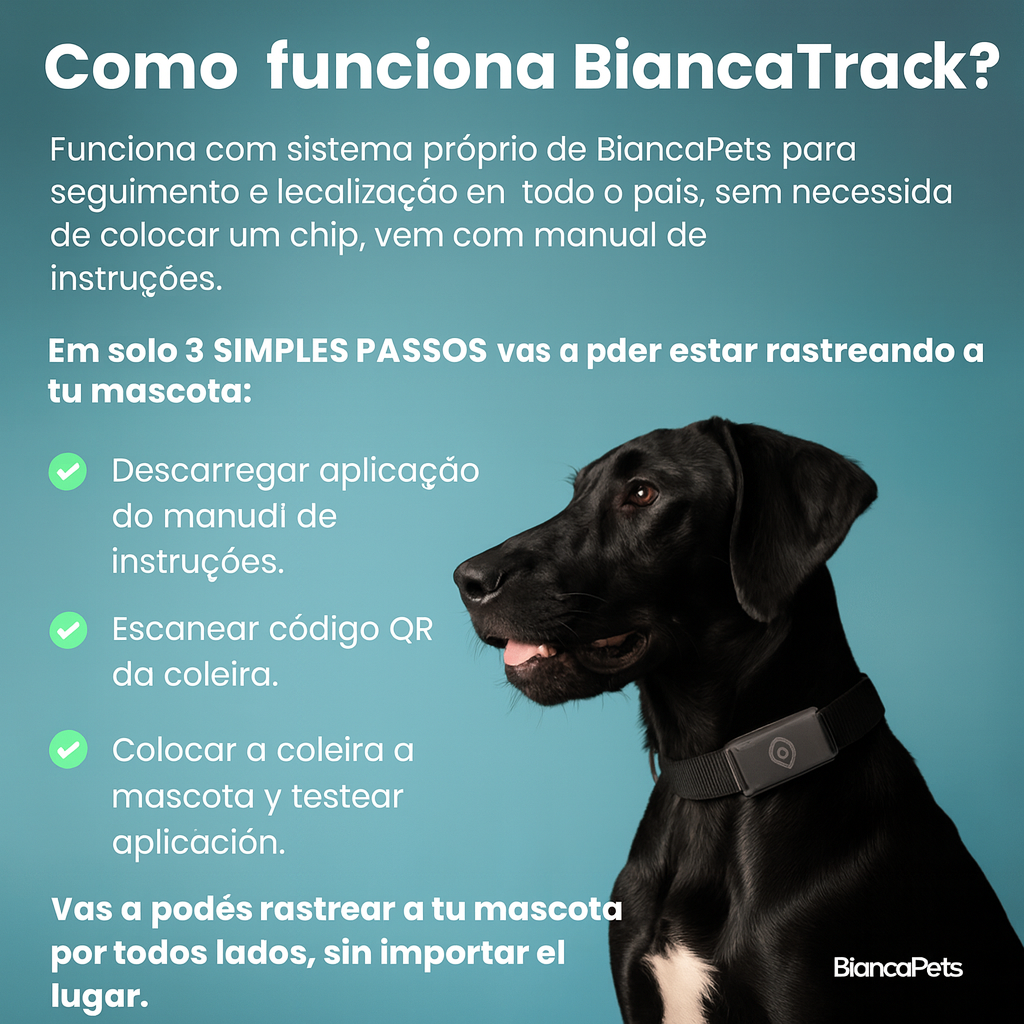 BiancaTracker™ – O GPS para cuidar do seu pet pelo celular