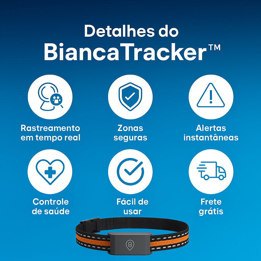 BiancaTracker™ – O GPS para cuidar do seu pet pelo celular